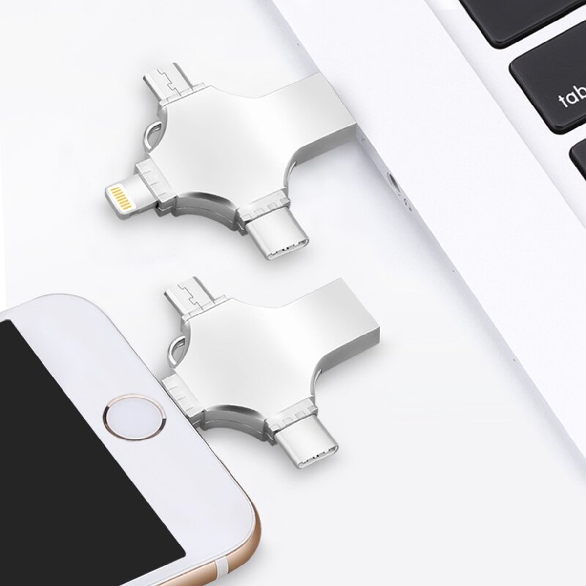 USB stick 32 GB – Flashdrive iPhone / iOS / Android - Sleutelhanger